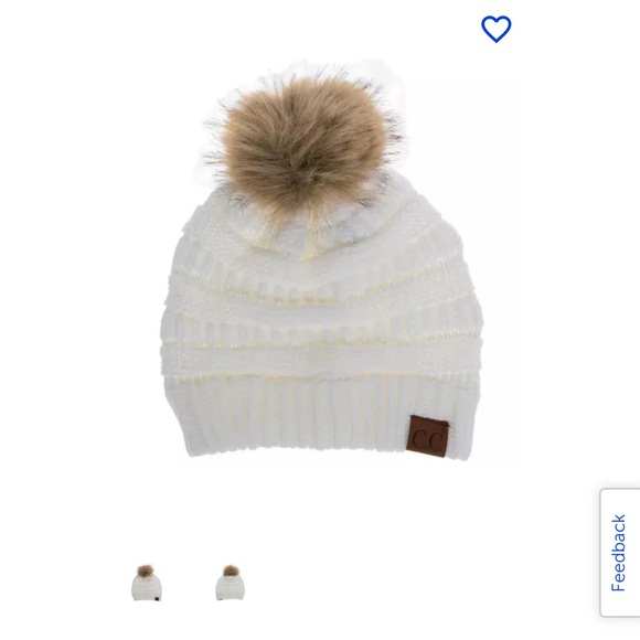 C.C.🌺Multi Teal Knitted Kids Beanie Hat - Picture 2 of 5